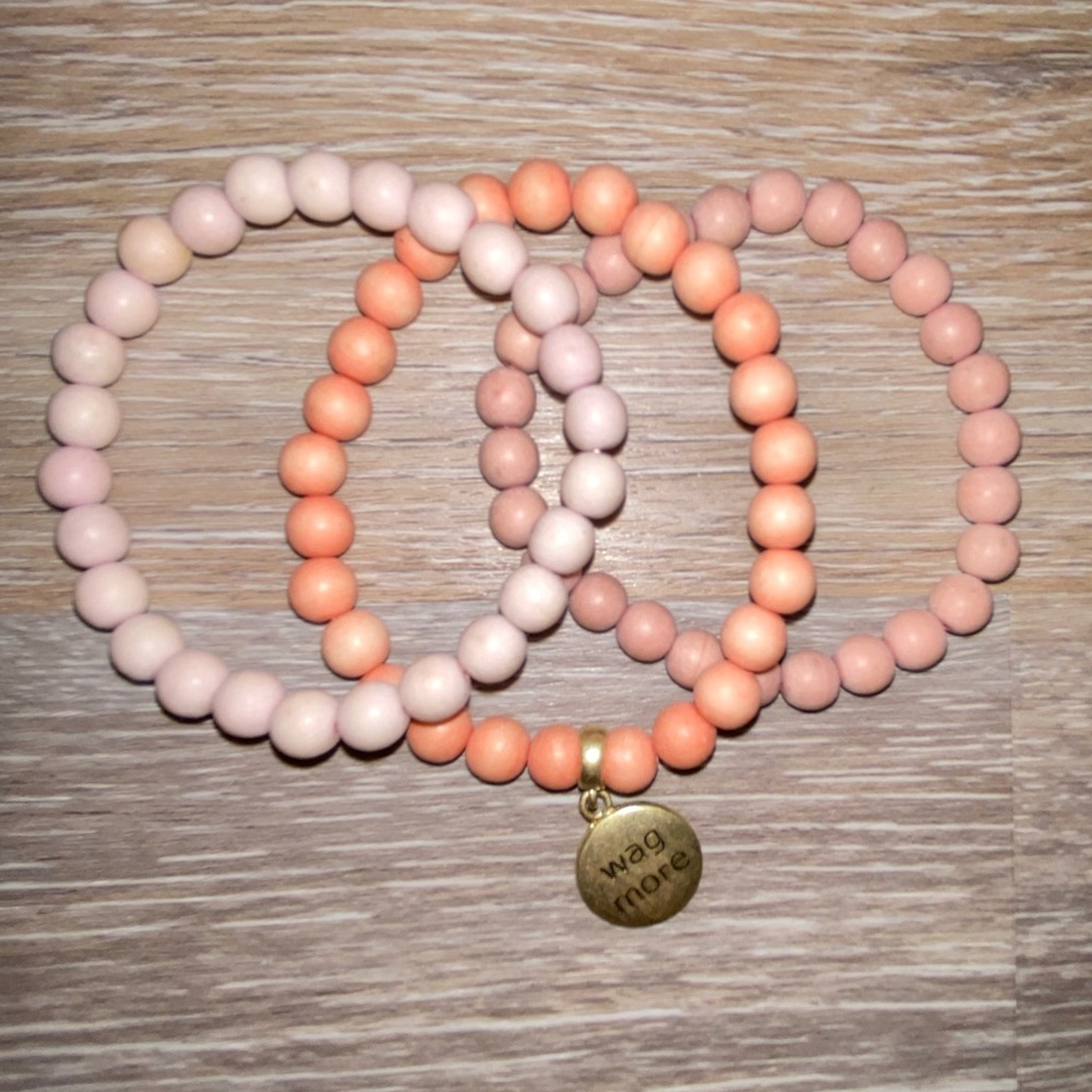 Wag more, bark less bracelets